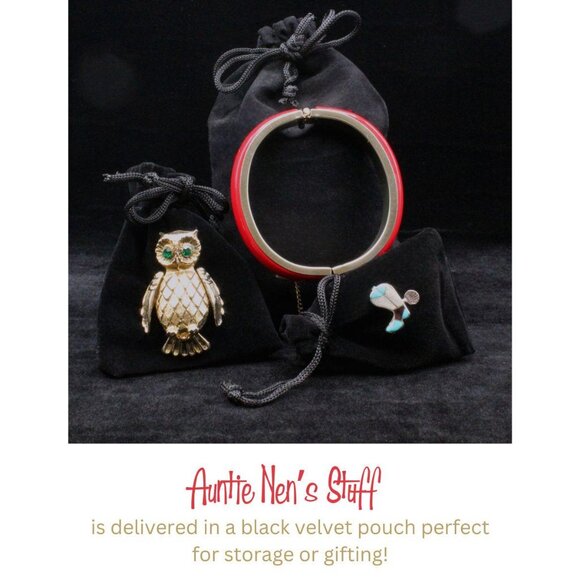 MCM Atomic-Age Starburst Brooch with Pearl Center. - Picture 4 of 4